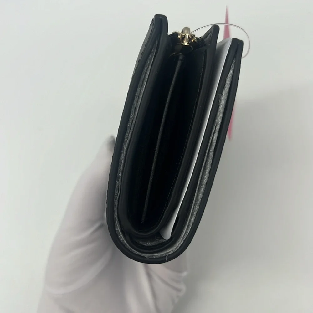 Kate Spade Leila Medium Compartment Bifold Wallet Black